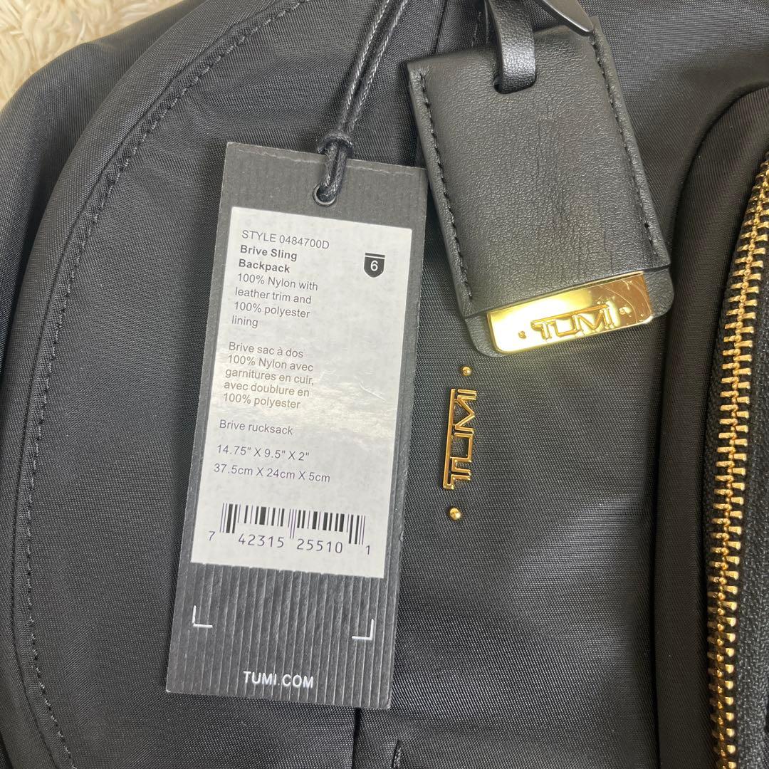 美品✨TUMI トゥミ　ナイロン　クロス　ボディバッグ　ゴールド金具