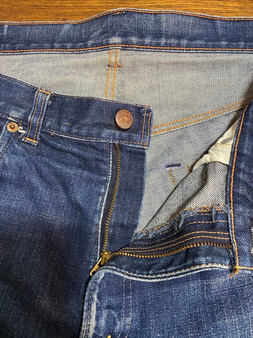 リーバイス　levi's 505 BIGE ビッグe リペア有　リメイク