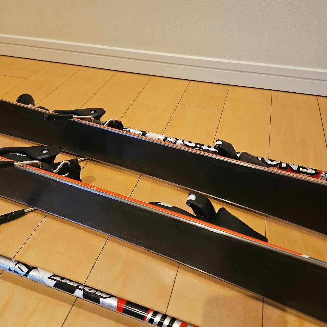 BXB スキー板108、ストック85、スキーケース(迷彩柄)　セット販売