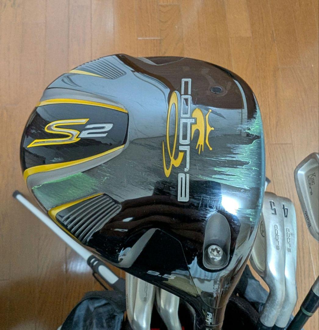 プーマキャディバッグ＆コブラゴルフクラブセット