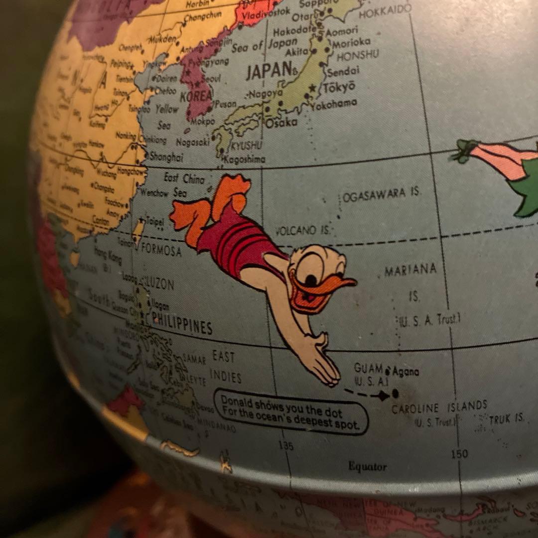 激レア 60's Rand McNally ディズニー 地球儀