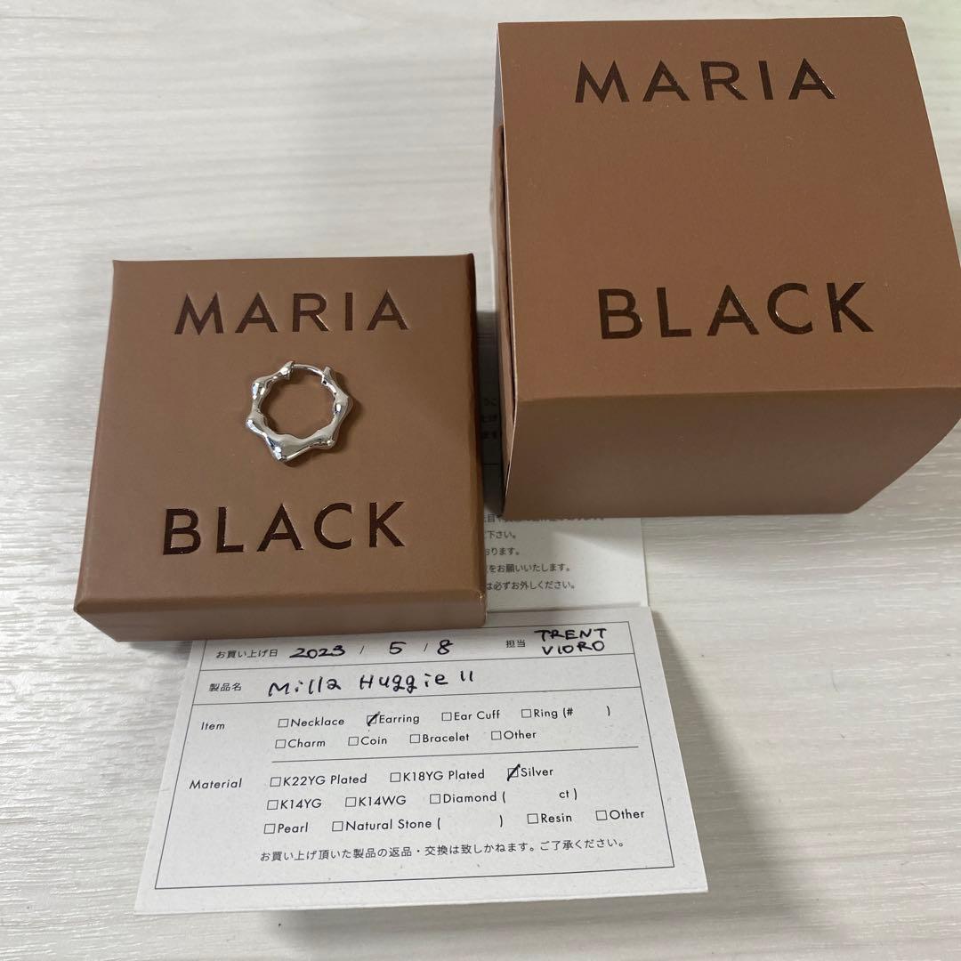 MARIA BLACK Milla Huggie II ピアス(片耳用)