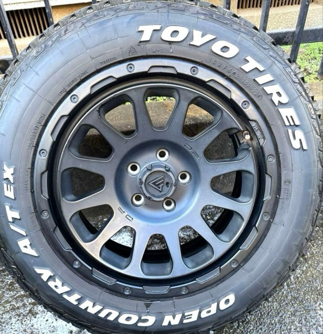 （送料込）デルタフォースオーバル　オープンカントリー A/TEx 17インチ4本