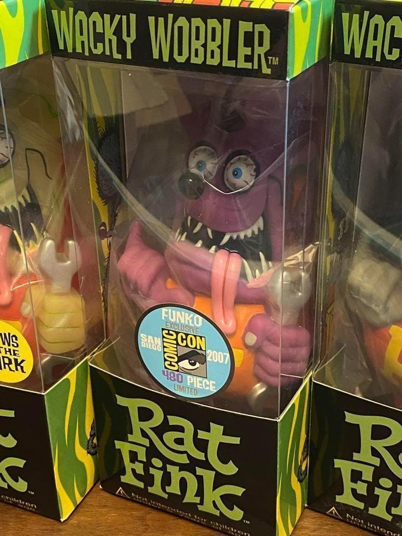 新品 FUNKO ラットフィンク ボビングヘッド フィギュア 4体セット
