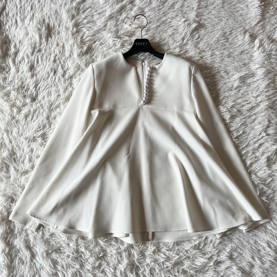 未使用級✨ ヨーコチャン パールAライントップス ロングスリーブ 近年 40