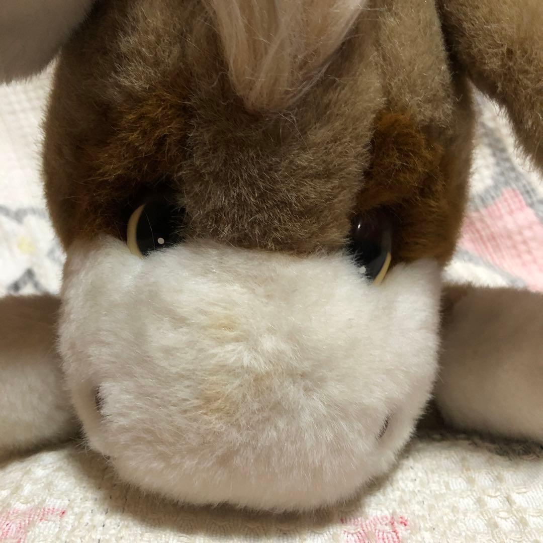 吉徳　昭和レトロ　ヴィンテージ ロバ　ホンキー　ぬいぐるみ　中古品　紙タグ付き