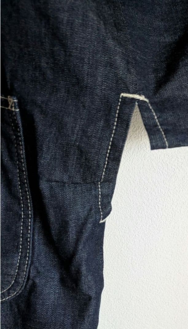 Lee　デニム　作務衣　羽織　着物　和服　シャツ　カバーオール　真紺　美品　希少