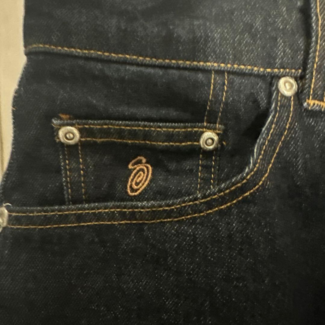 Stussy BIGOLダークブルー デニムパンツ 30