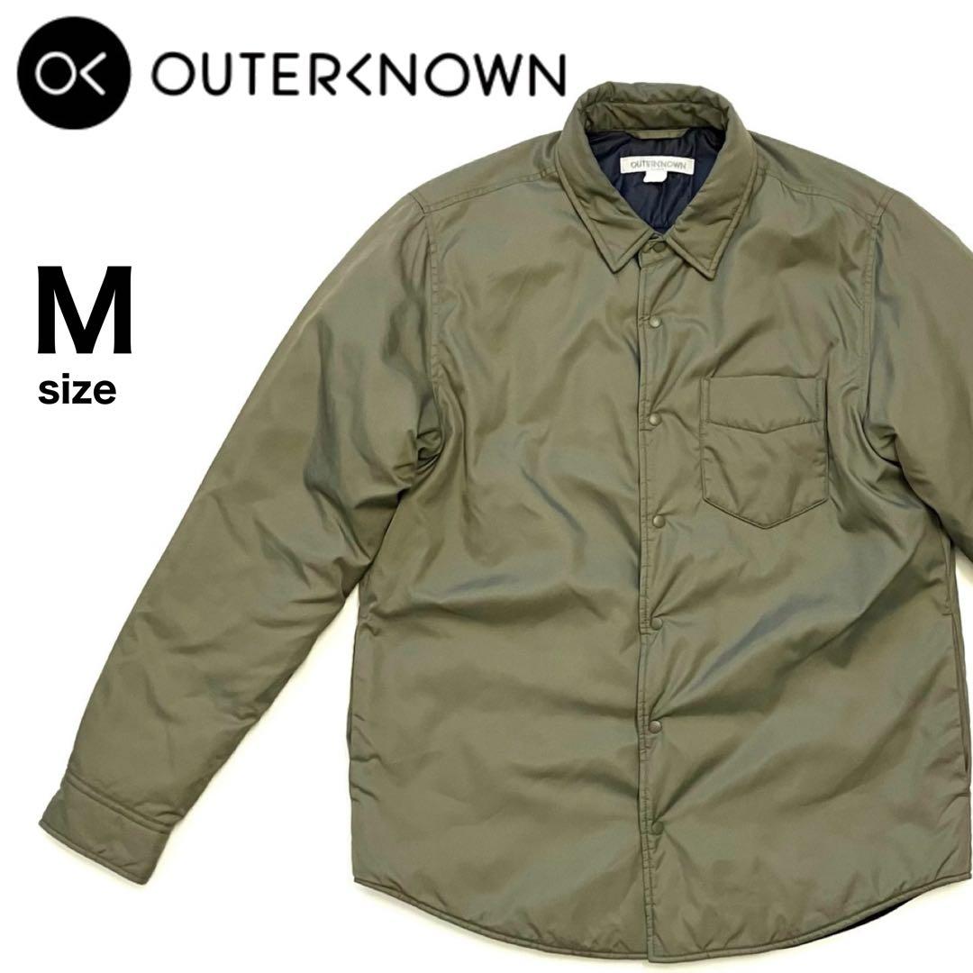 OUTERKNOWN 中綿シャツジャケットM 美品