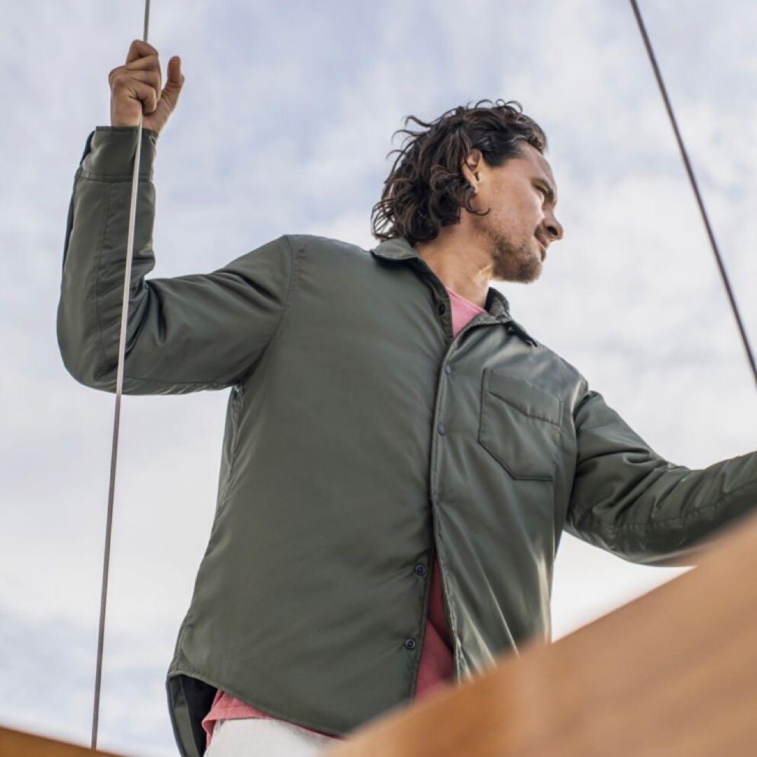 OUTERKNOWN 中綿シャツジャケットM 美品