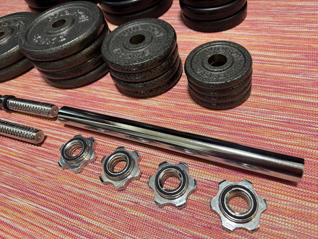 ダンベル プレート シャフト セット 合計約60kg