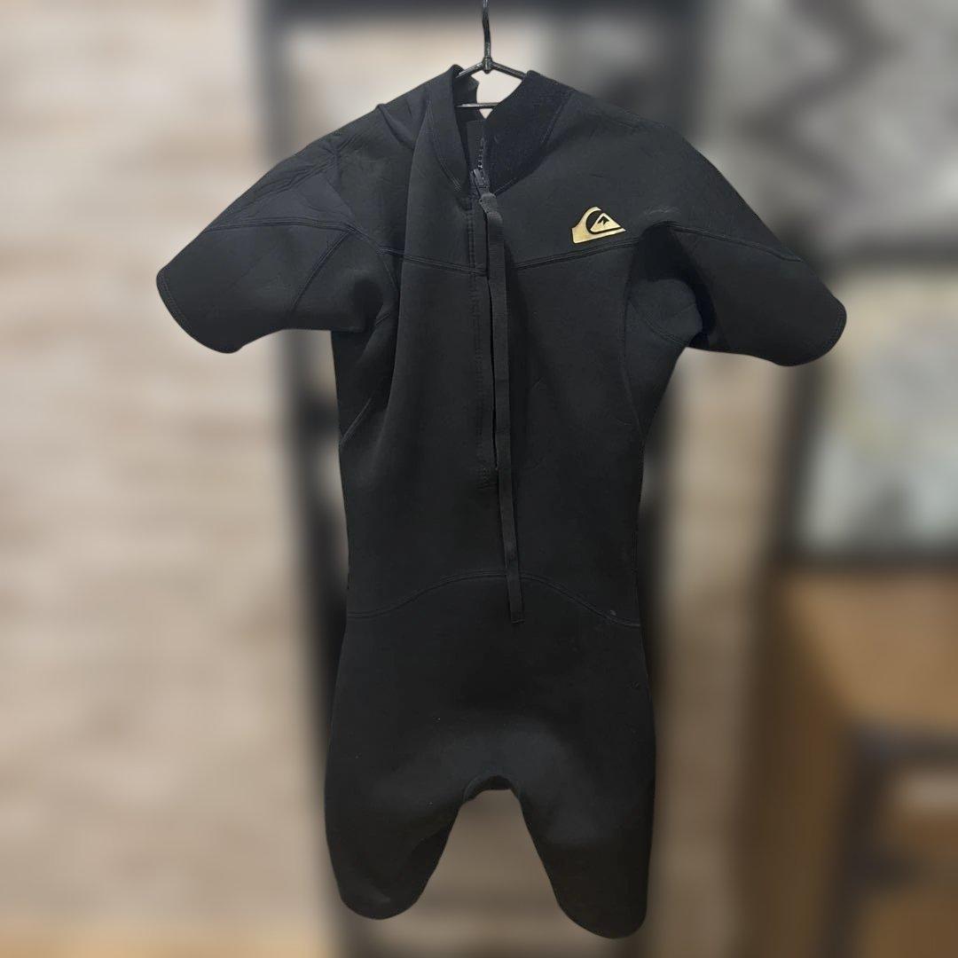 QUIKSILVER ブラック スプリング ウェットスーツ　XL