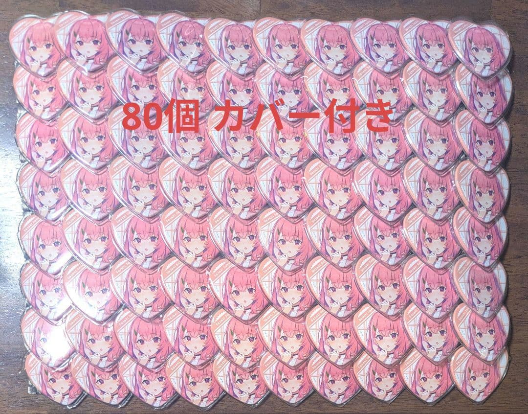 笹木咲 バレンタイン ハート缶バッジ にじさんじ