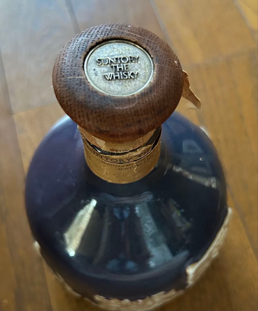 【未開栓・コルク折れ】SUNTORY サントリー ザウィスキー 有田焼ボトル