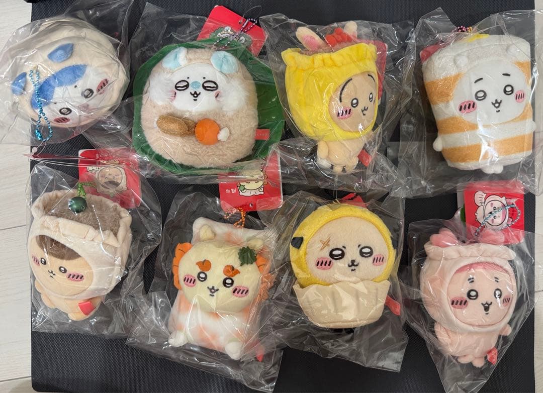 ちいかわ飲茶 香港限定 マスコット 全8種セット ちいかわ 飲茶 海外限定