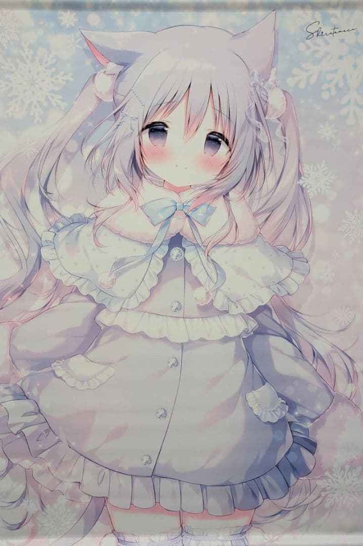 しらたまこ しらたま FANBOX 継続特典 つらら WスエードB2タペストリー