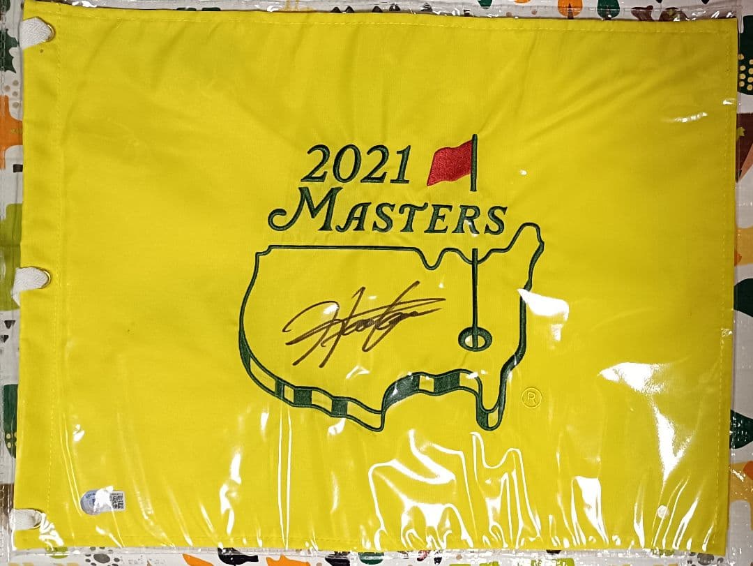 松山英樹 直筆サイン 2021 マスターズ優勝 ブラッグ