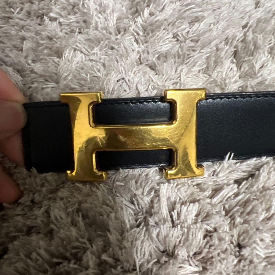 HERMES Hバックル リバーシブルベルト