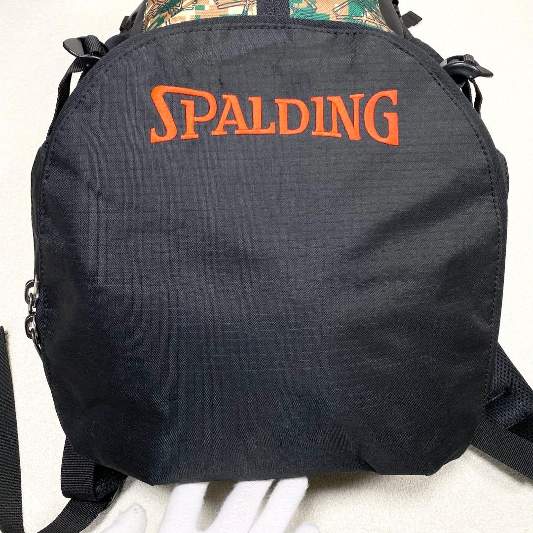 極美品✨SPALDING スポルディング バスケットボール リュック 迷彩