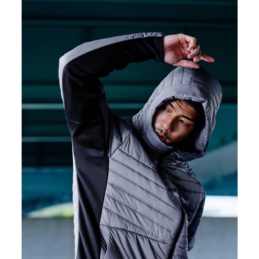 DESCENTE AERO CAPSULE ハイブリッドフーディー　グレー系