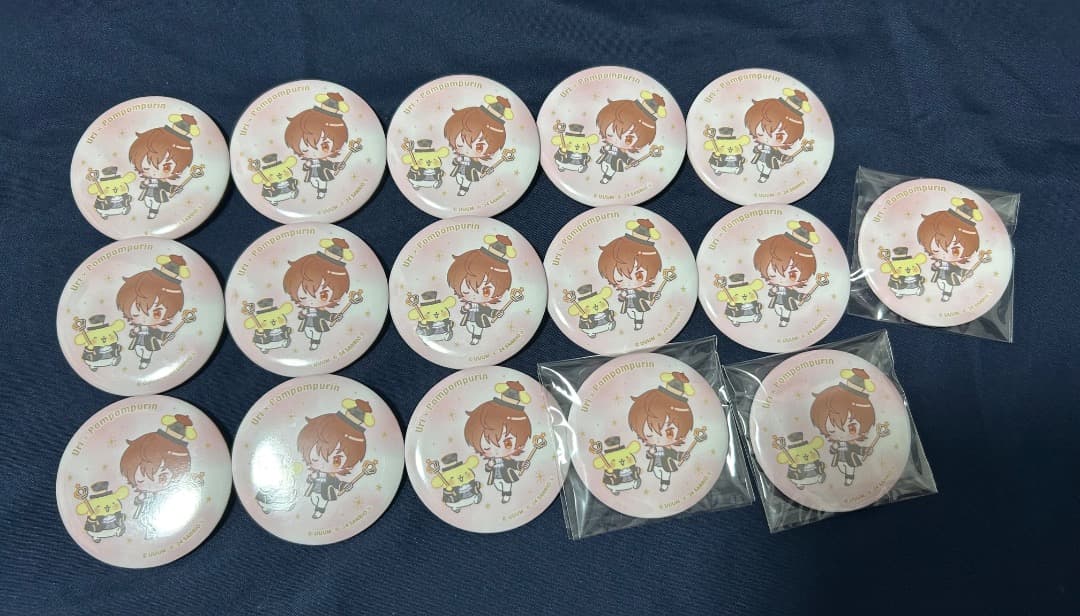 からぴち サンリオ デフォ缶バッジ うり