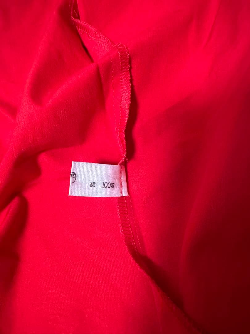 Hi-Standard 半袖ワークシャツ 赤