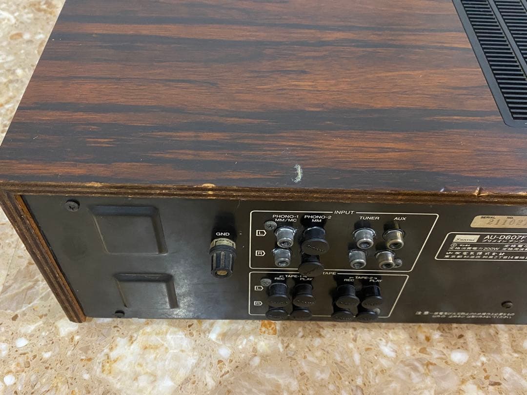 SANSUI プリメインアンプ AU-D607F
