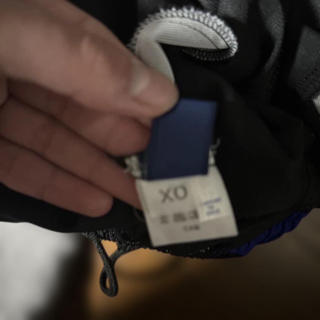 Panasonic スポーツパンツ 黒/青