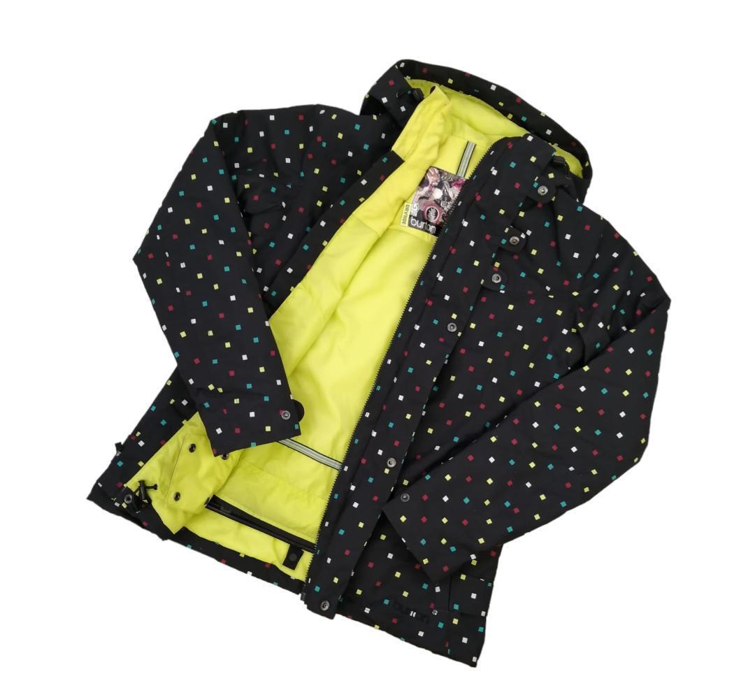 【バートン】Burton スノーボードジャケット スノボウェア 黒×ドット