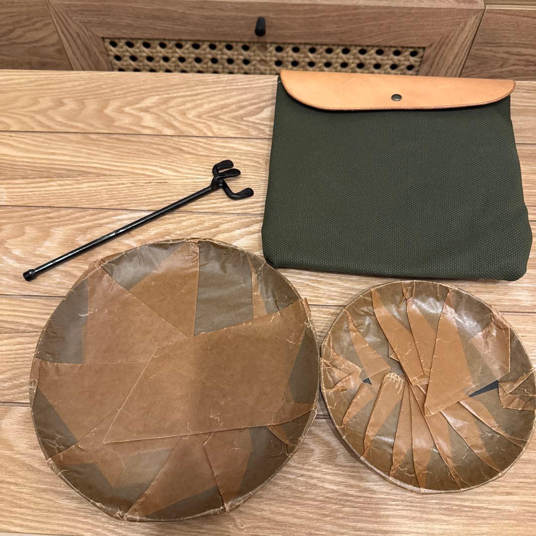 【新品】タキビズム フライパンディッシュ　中、小　ジョイントとケース付き