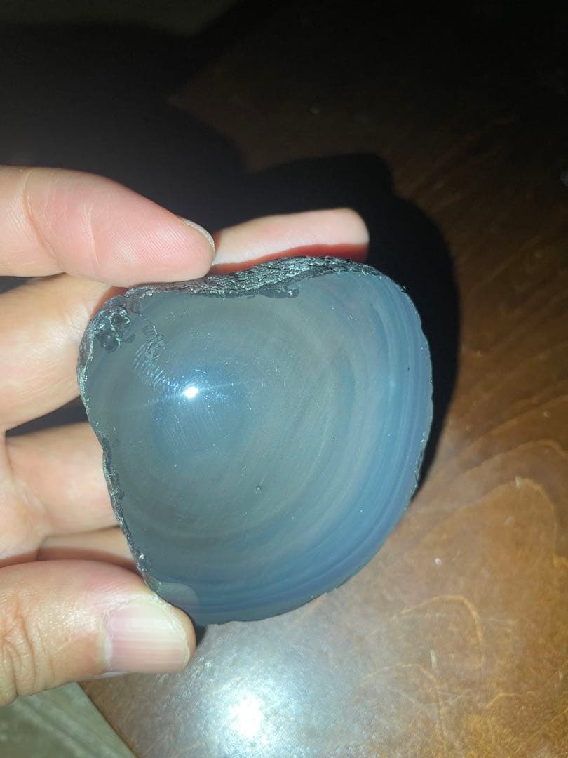 研磨品　十勝石玲瓏　パステルカラー　レインボーオブシディアン