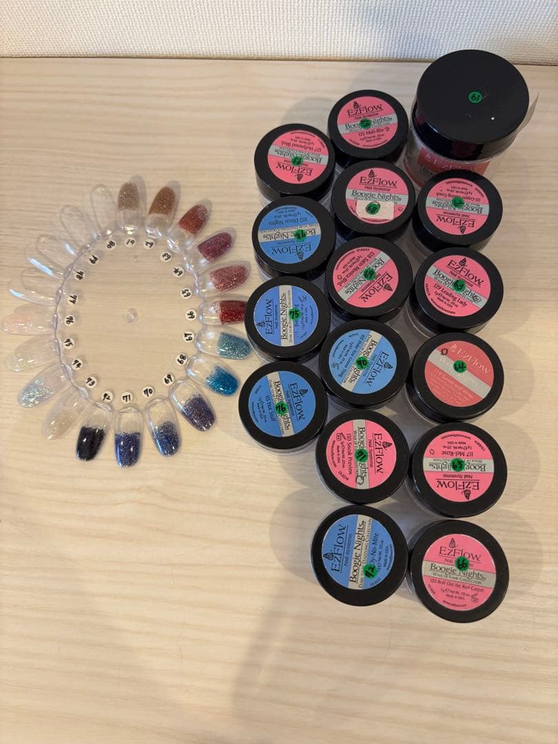 ネイルスカルプ　ラメグラデーションパウダーまとめ売り