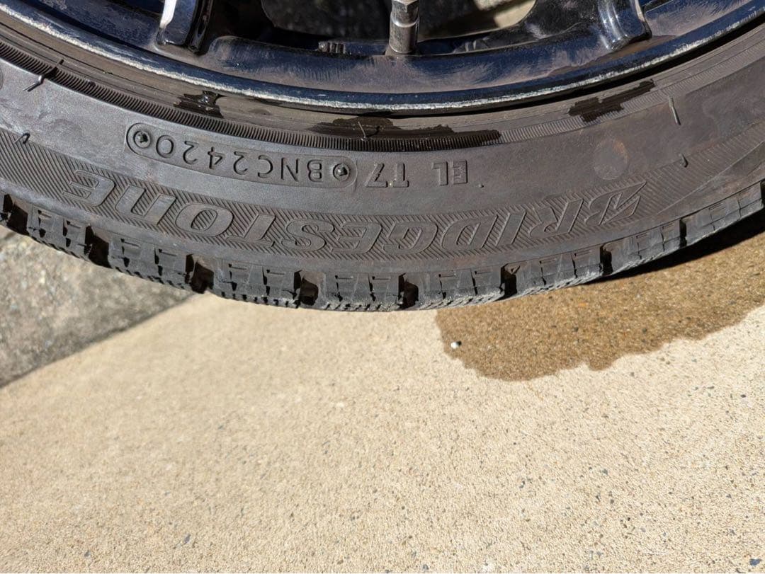 横浜市　225/40R18 スタッドレス　タイヤホイールセット　レクサスISなど