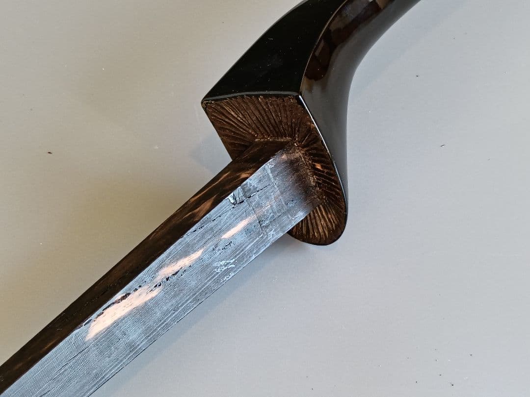 盛嶋開鐘写 名工内間直樹氏作 八重山黒木