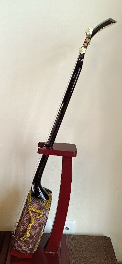 盛嶋開鐘写 名工内間直樹氏作 八重山黒木