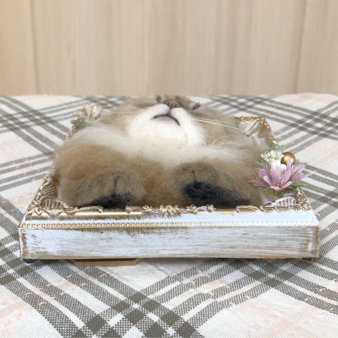 羊毛フェルト 猫 ハンドメイド 朱美