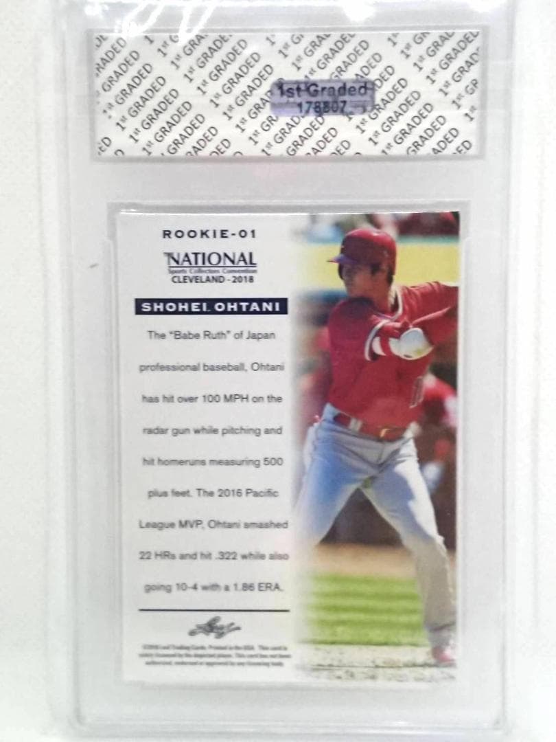 大谷翔平2018 LEAF THE NATIONAL BLUE 61/99#01