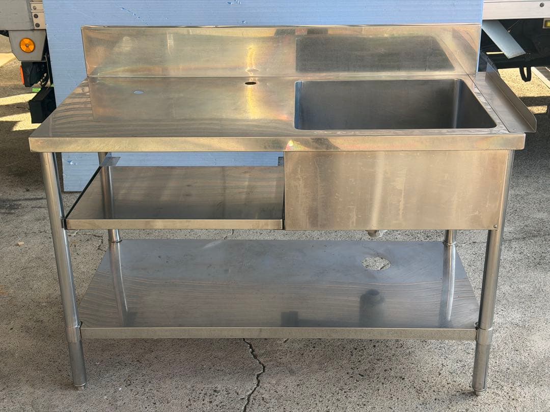 1槽シンク 1225x600x780(+150)