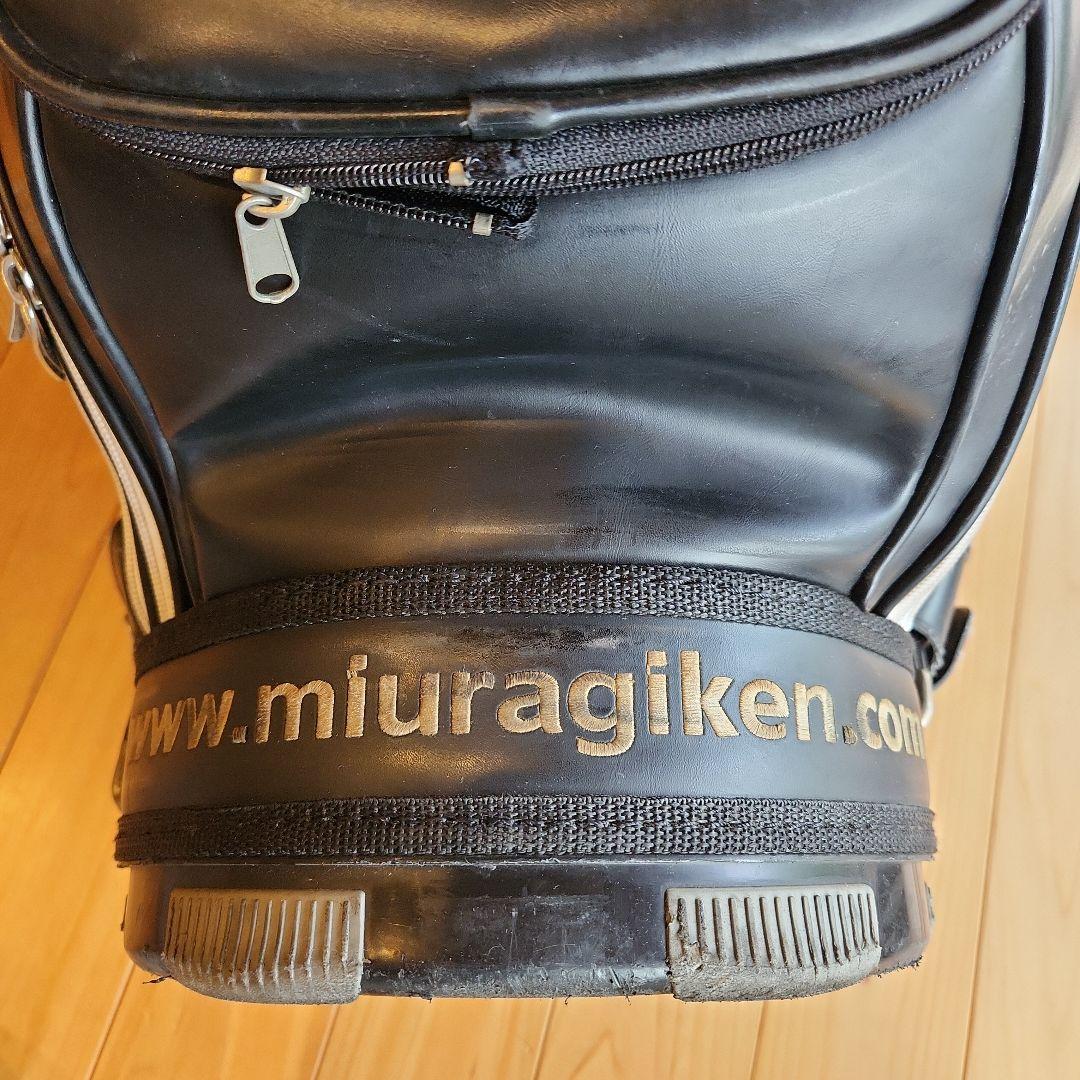 三浦技研　キャディバッグ ブラック/ホワイト