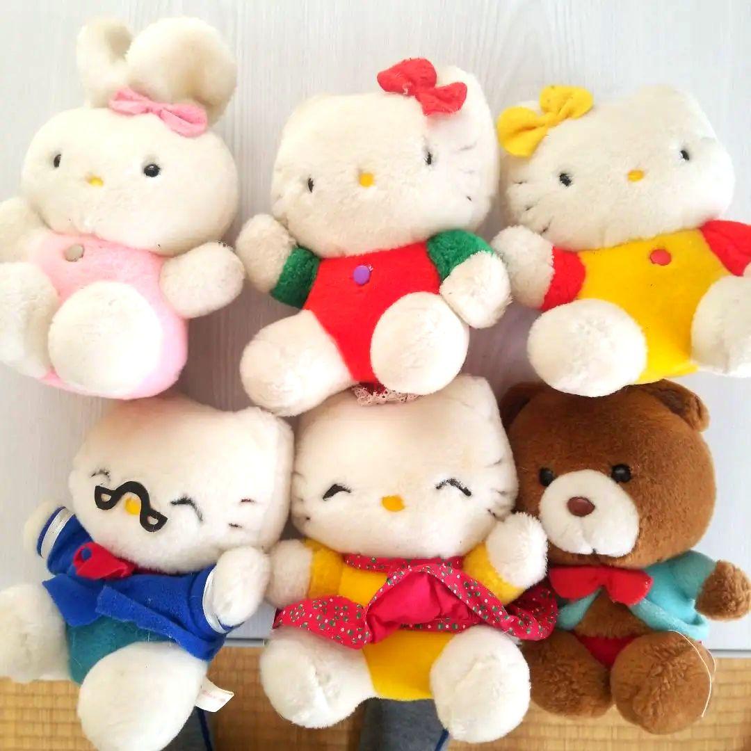希少　レア　ハローキティ ぬいぐるみ 6体セット