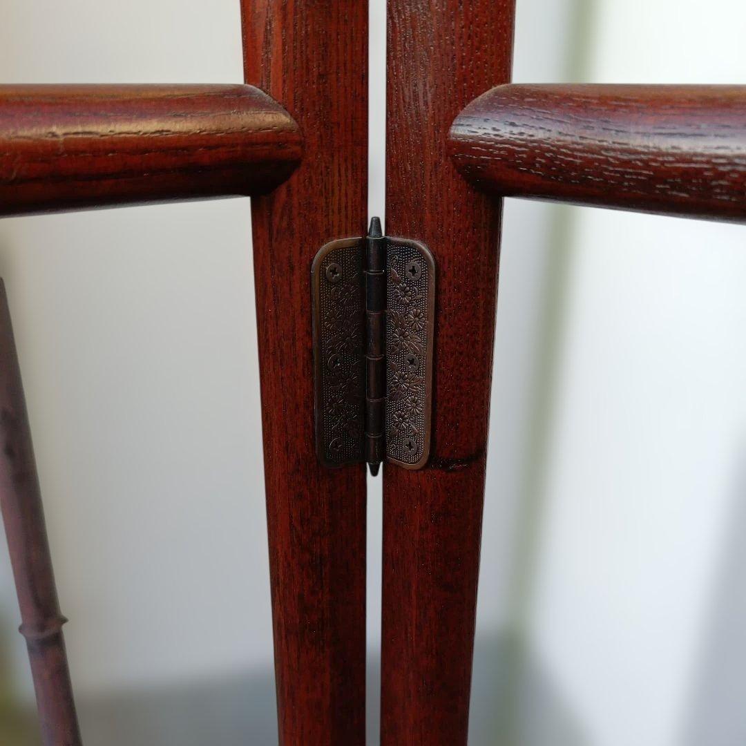 衣桁 服かけ ハンガー 180度回転 衣紋掛け 着物掛け 古道具 和家具