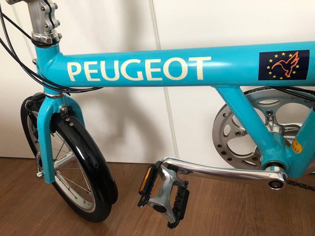 貴重◻︎レア◻︎美品◻︎プジョーコリブリ自転車 16インチ　ブルー　スカイブルー