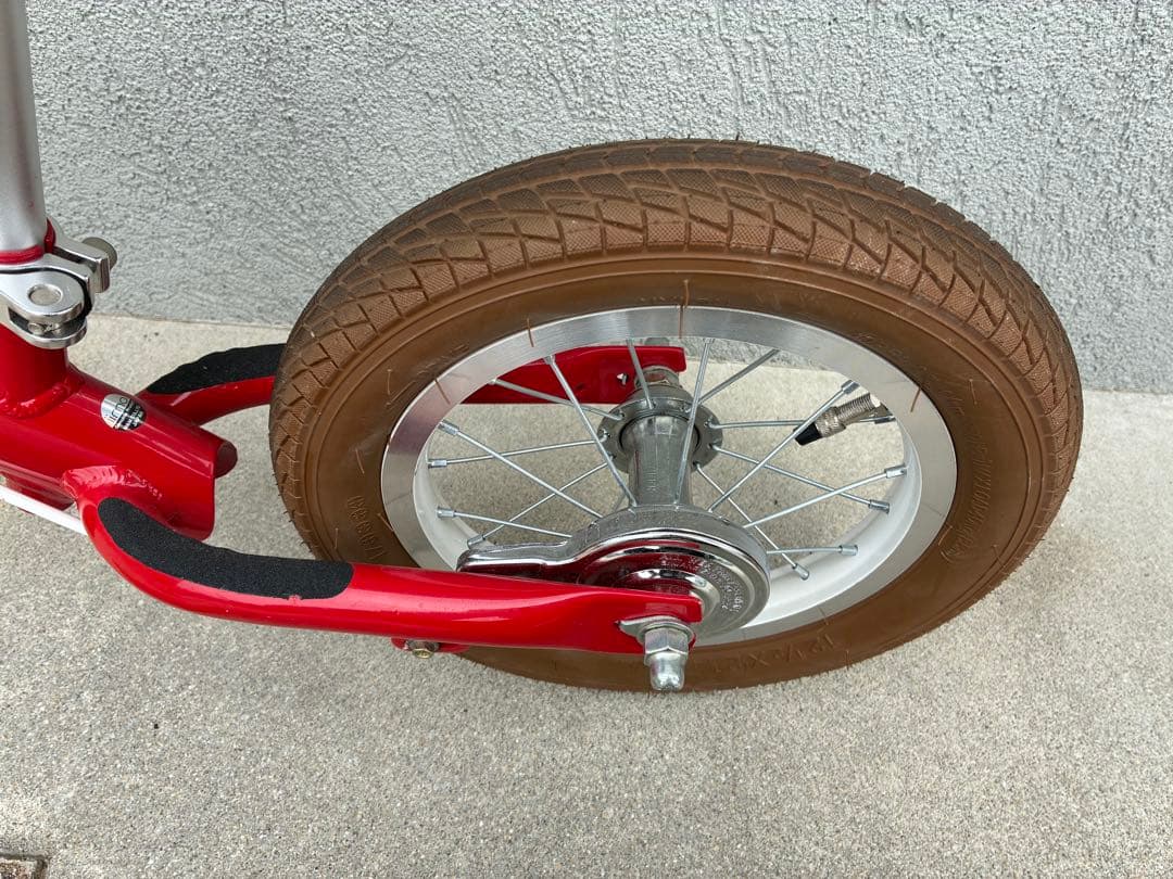 iimoレッド バランスバイク 12インチ