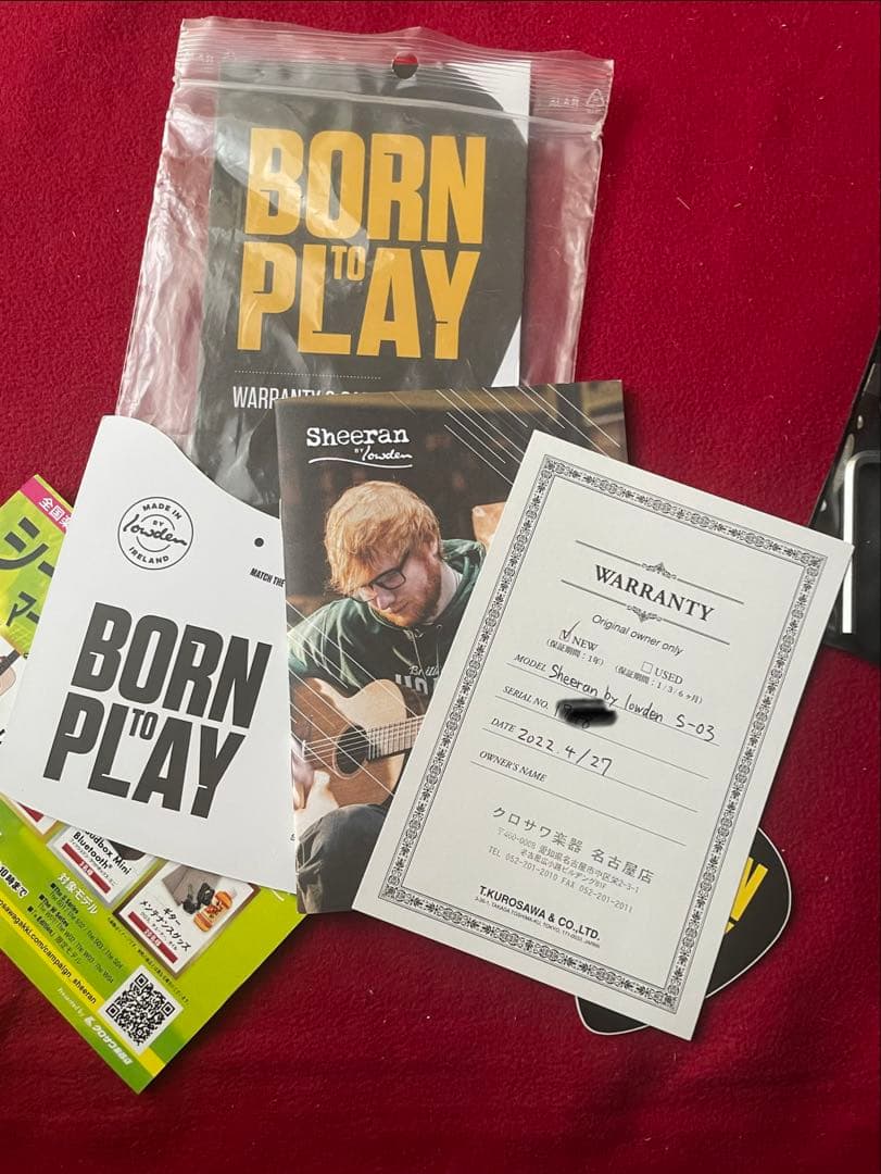 R*u様 Sheeran BY Lowden S-03 ローデン　シーラン