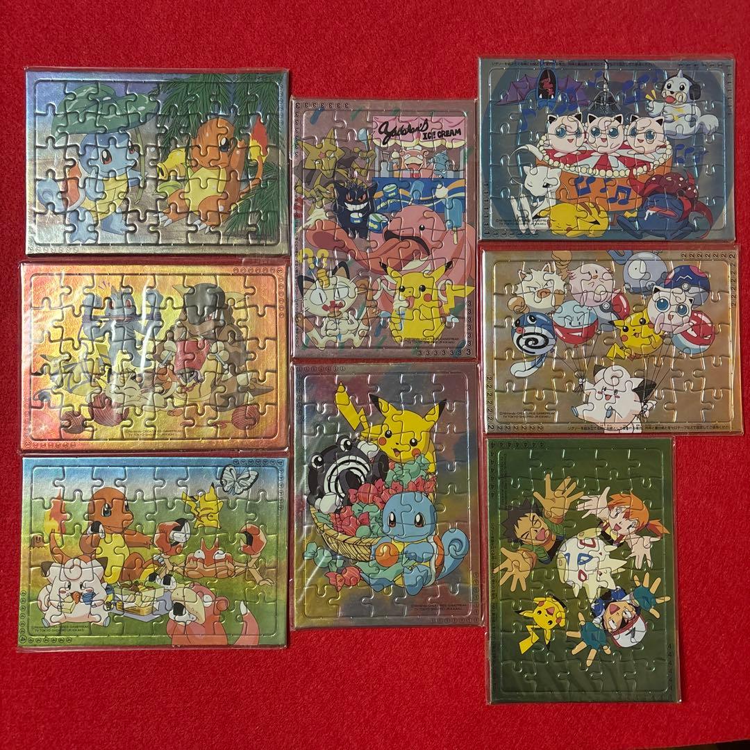 食玩 パズル 全4種×2 ポケットモンスター ポケモンジグソー 全8種フルコンプ