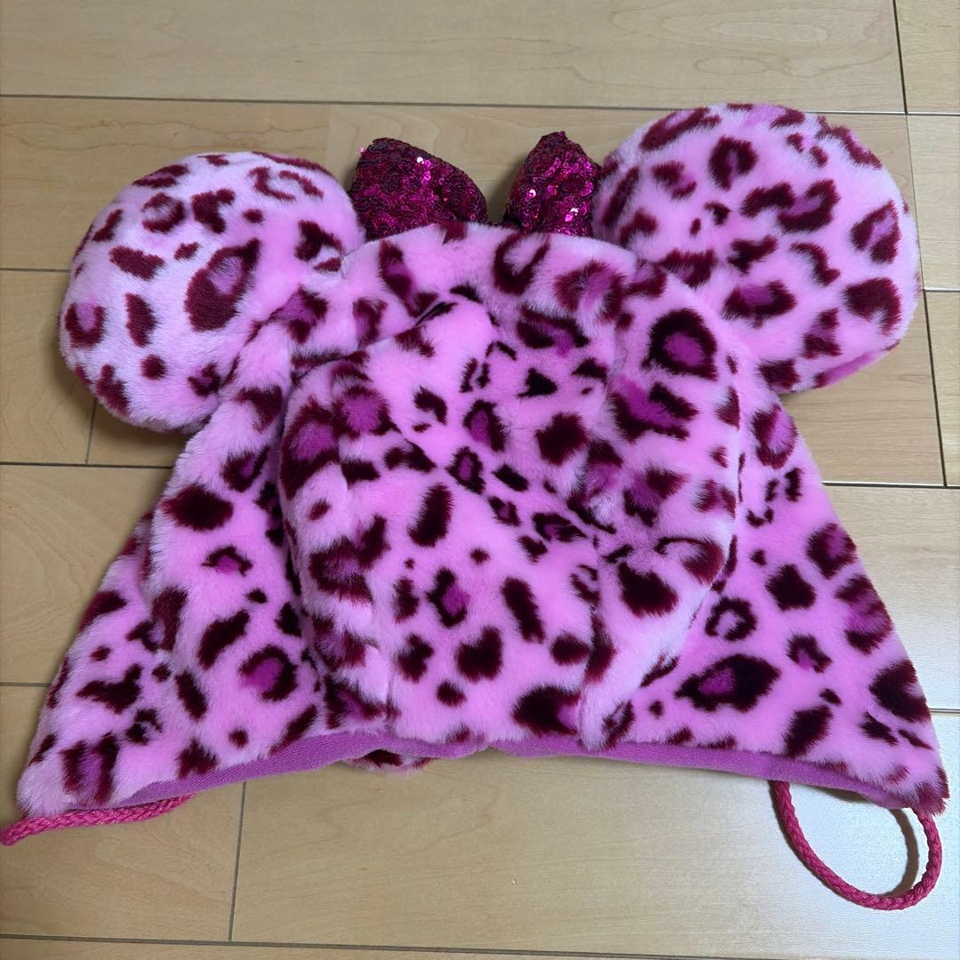 ヒョウ柄 ピンク ディズニー ファンキャップ