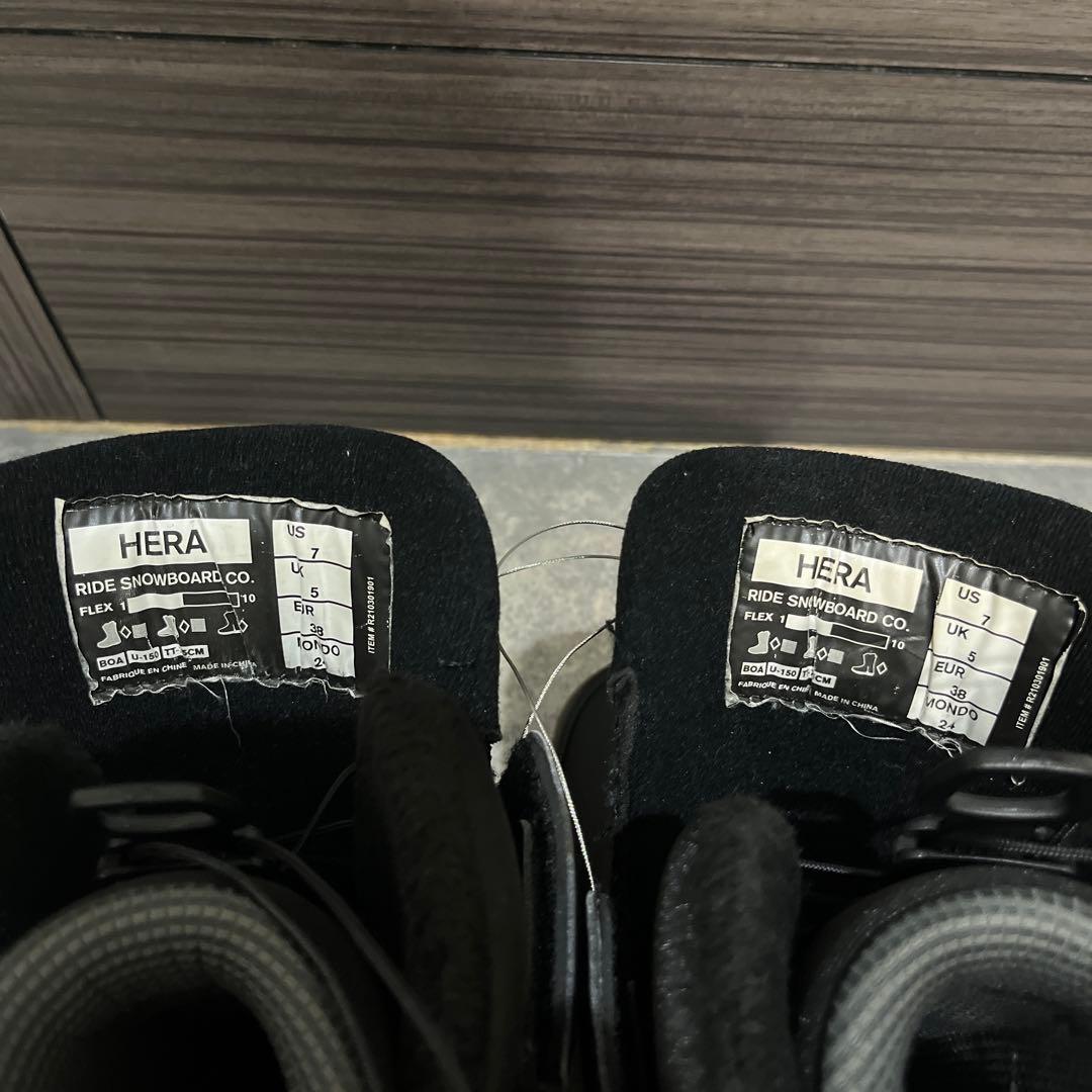 RIDE HERAスノーボードブーツ21-22モデル ブラック 23.5cm
