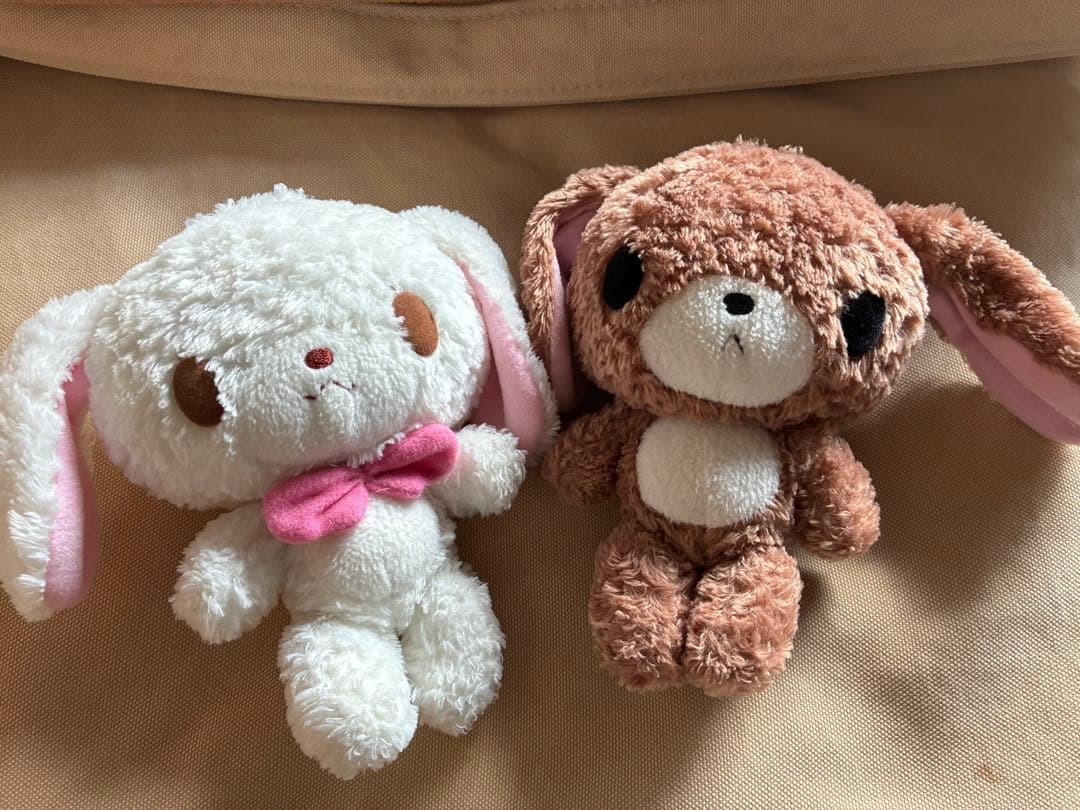 シュガーバニーズ　くろうさ　しろうさ　ぬいぐるみセット