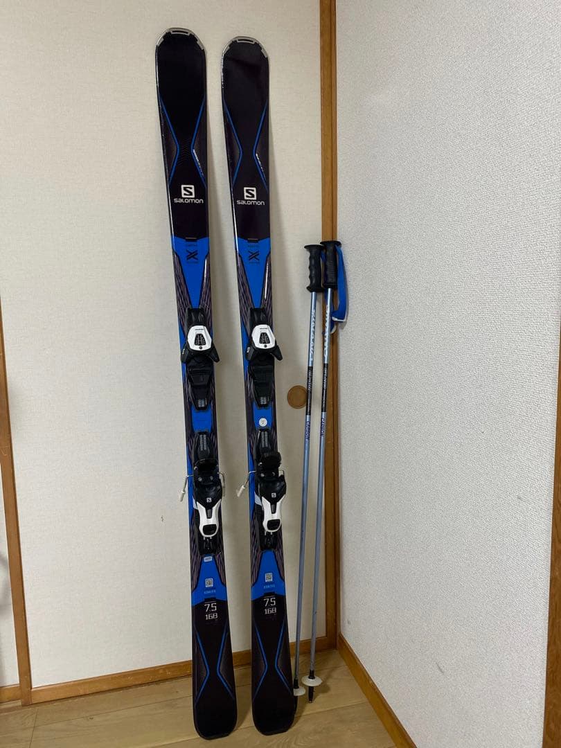 shouma salomon x-drive 7.5 スキー板 ストック