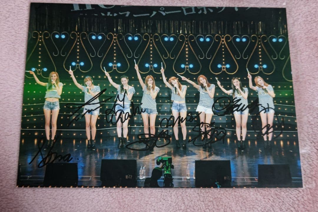 AFTERSCHOOL　1st　JAPAN　TOUR　2012　サイン入り生写真